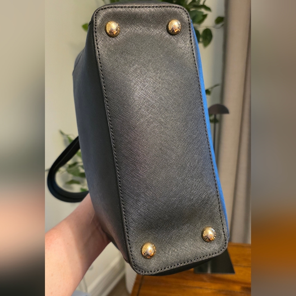Michael Kors Black Saffiano Leather Tote - Picture 5 of 5